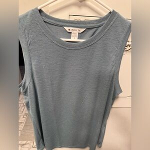 Athleta Smokey Green/Blue Breezy Tank Top